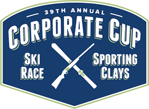 Blue and White logo with text 39th Annual Corporate Cup Ski Race and Sporting Clays Thank You Page