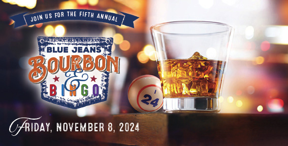 Blind & Vision Rehabilitation Services of Pittsburgh is excited for the 5th annual Blue Jeans, Bourbon & Bingo on Friday, November 8, 2028 in the UPMC Club at Acrisure Stadium.